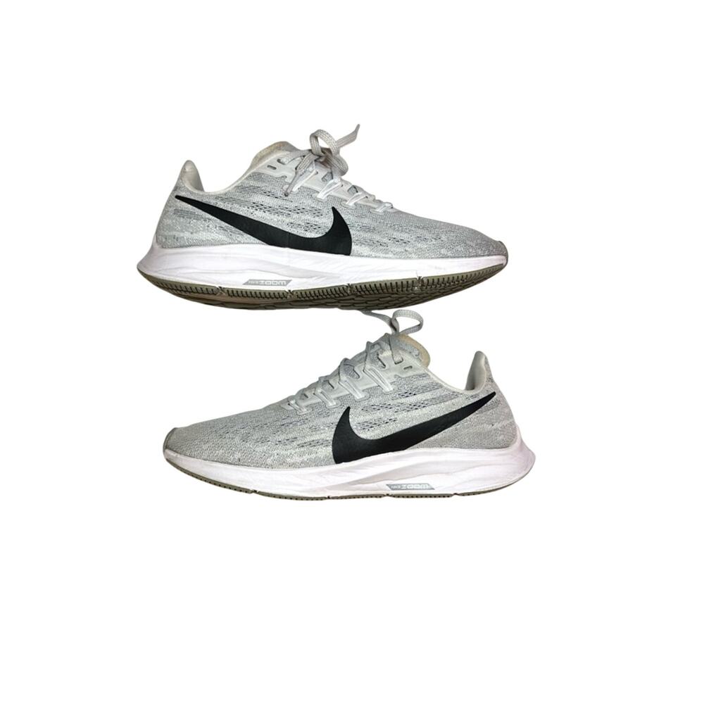 Nike Zoom Pegasus 36 Running Athletic Sneaker Wolf Grey White Black Size 6.5
